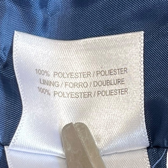 Black Label by Evan-Picone Blue & Green Floral Faux Wrap Sleeveless Dress Sz. 14 - Picture 11 of 12